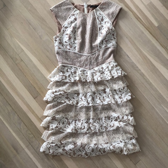 BCBG Lace Tiered Dress - Picture 3 of 8